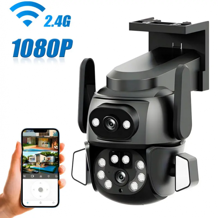 Камера подвійна WiFi DOUL CAM Q-821 4Mp нічна
