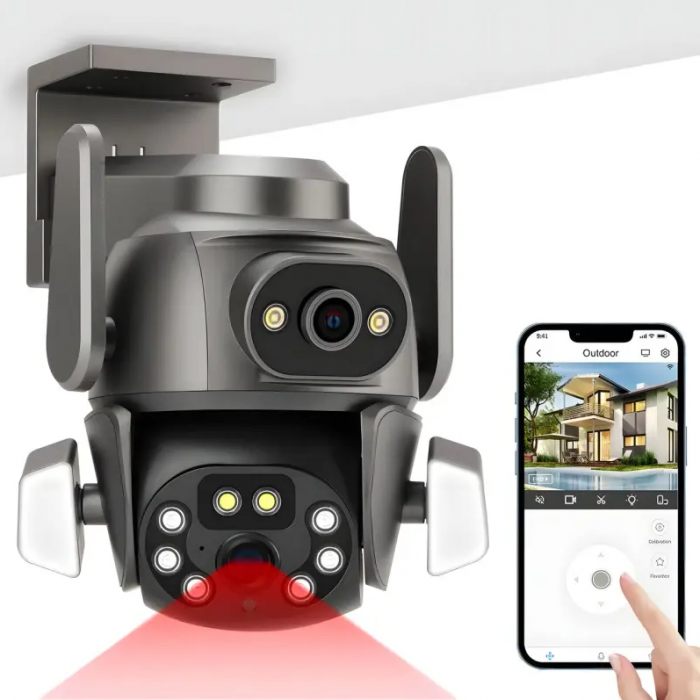 Камера подвійна WiFi DOUL CAM Q-821 4Mp нічна