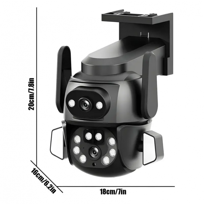 Камера подвійна WiFi DOUL CAM Q-821 4Mp нічна