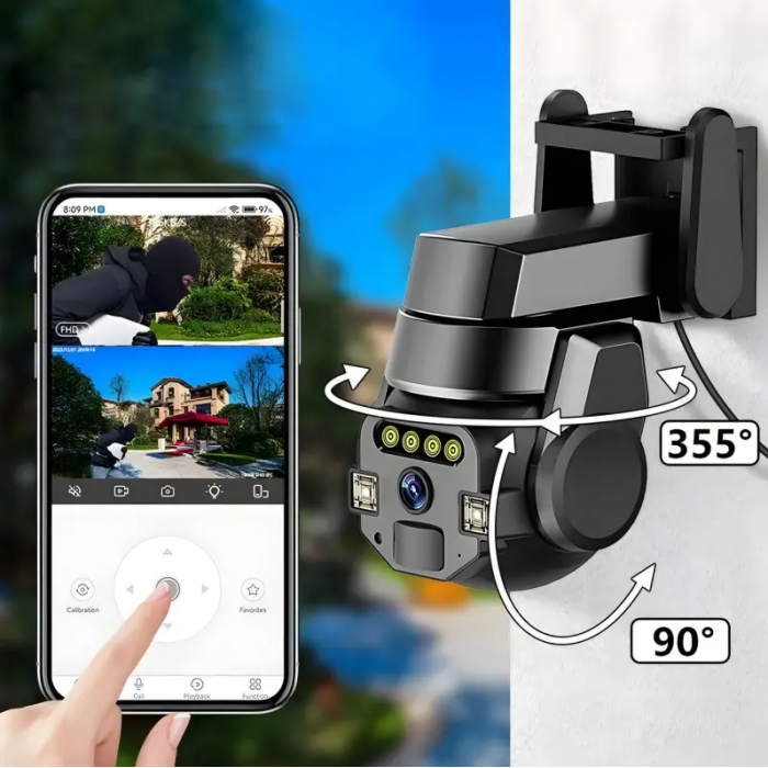 Камера зовнішня WiFi OUTDOOR Q-812 5Mp Full-HD