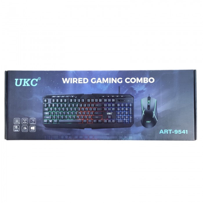 UKC 9541 геймерський комплект клавіатура+миша RGB