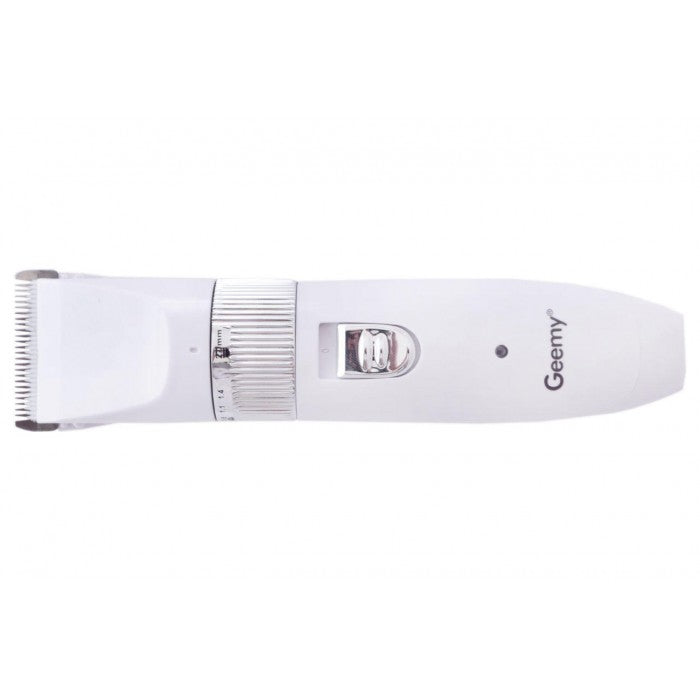 Машинка для грумминга стрижки животных аккумуляторная роторная Geemy GM-634 Белая