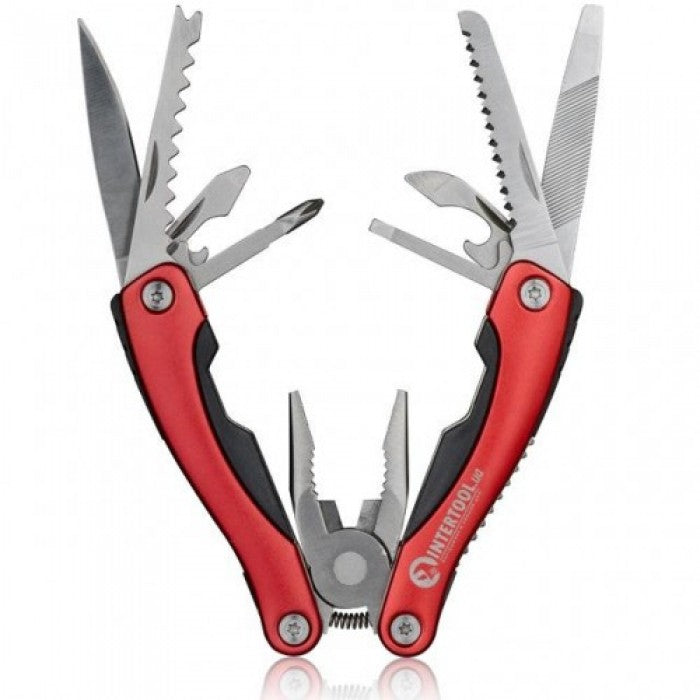 Мультинструмент INTERTOOL HT-0541 12в1, 160мм