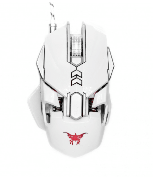 Дротова мишка Onikuma combating CW30 gaming mouse з підсвітленням (3200 dpi) Білий