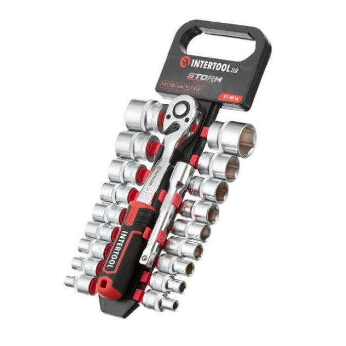 Набір головок 1/2" 8-32 мм STORM INTERTOOL ET-8016
