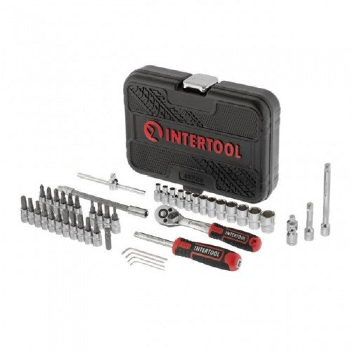 INTERTOOL STORM ET-8046 набір 46 інструментів 1/4"