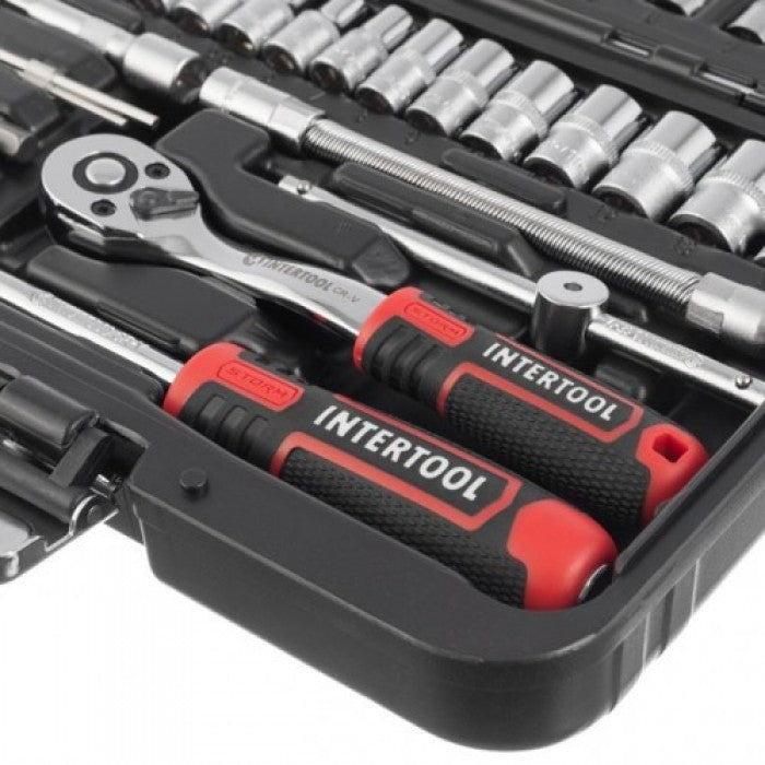 INTERTOOL STORM ET-8046 набір 46 інструментів 1/4"