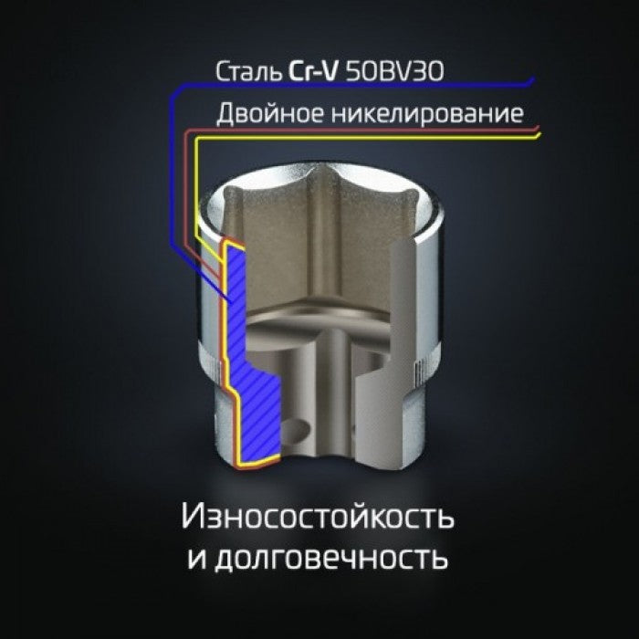 INTERTOOL STORM ET-8046 набір 46 інструментів 1/4"