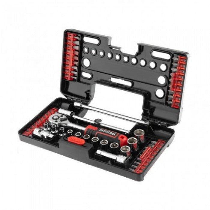 INTERTOOL STORM VT-3657 Набір бітів 57 ед. з трещеткою