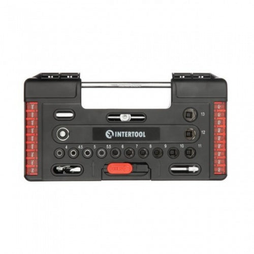 INTERTOOL STORM VT-3657 Набір бітів 57 ед. з трещеткою
