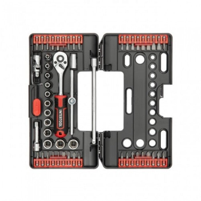 INTERTOOL STORM VT-3657 Набір бітів 57 ед. з трещеткою