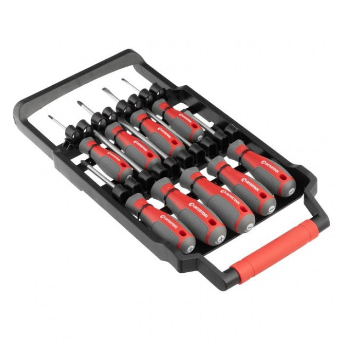 INTERTOOL VT-3349 набір відверток 9ед для монтажу