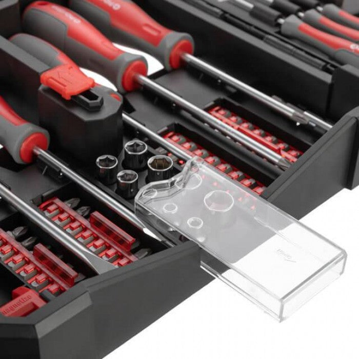 Набор отверток с комплектом насадок и головок 63 ед. INTERTOOL VT-3363