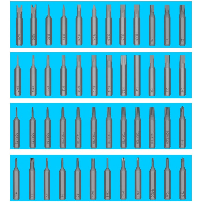 Набір викруток 48в1 у металічному футлярі