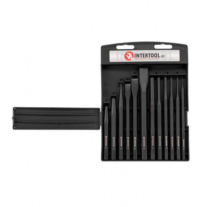 INTERTOOL HT-0289 набір зубил та кернерів 12 шт