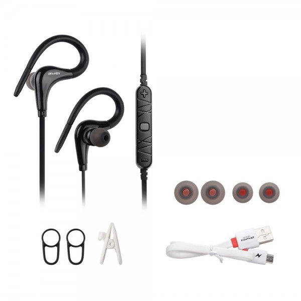 Bluetooth навушники Awei A890BL Black