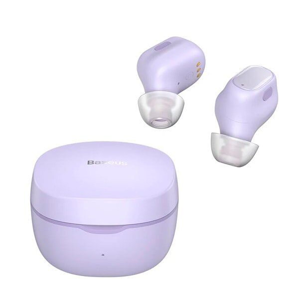 Бездротові Bluetooth навушники Baseus Encok True Wireless Earphones WM01 Purple