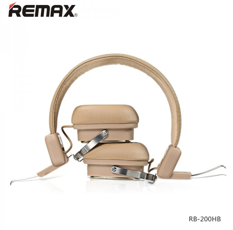 Bluetooth навушники REMAX RB-200HB Khaki