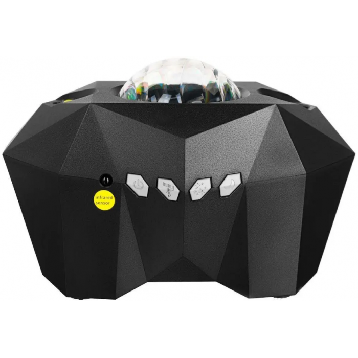 Aurora Moon Star ночник проектор з Bluetooth колонкою чорний