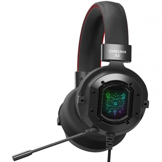 Навушники ігрові Onikuma K3 RGB з мікрофоном Чорний