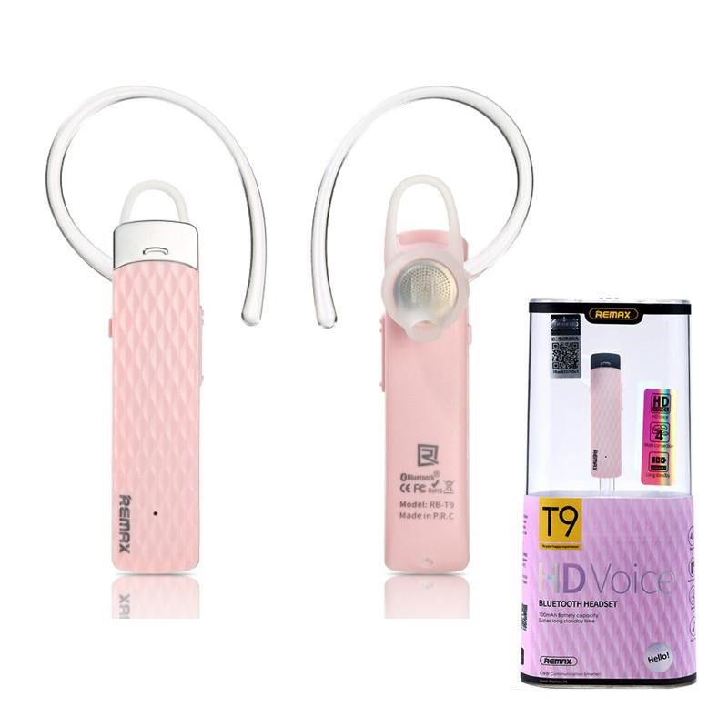 Bluetooth гарнитура Remax RB-T9 Pink