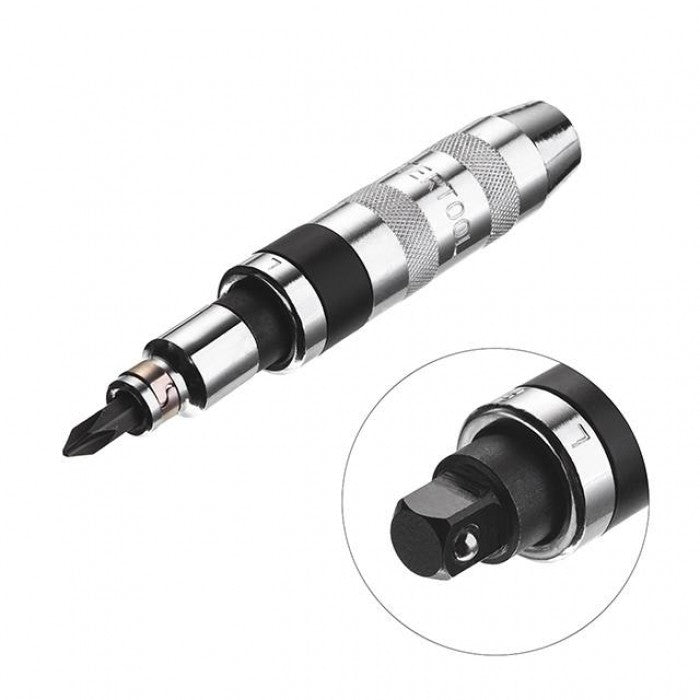 INTERTOOL HT-0431 ударна відвертка 6 насадок