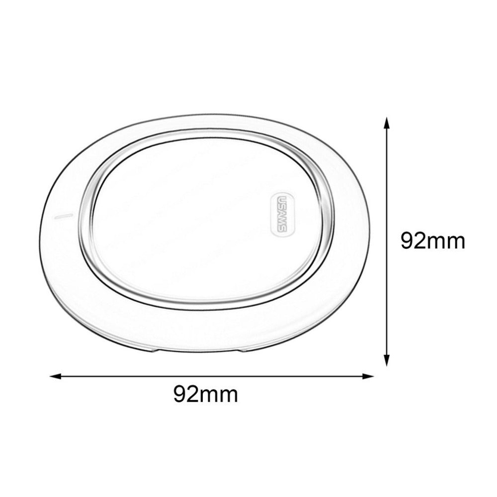 Бездротове зарядне пристрій USAMS Sedo Series Charging Pad White (US-CD29)