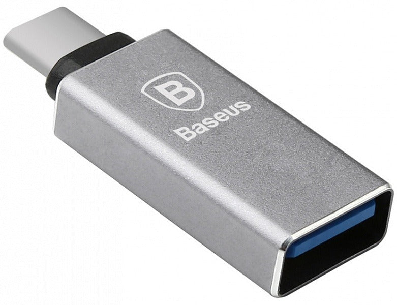 Перехідник Baseus Sharp series Type-C USB 3.1 to USB 3.0 Grey