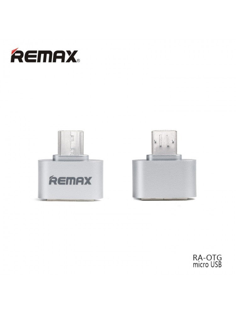 Перехідник Remax OTG Micro-USB RA-OTG Silver