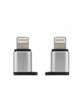Перехідник Remax Visual RA-USB2 MicroUSB to lightning Silver