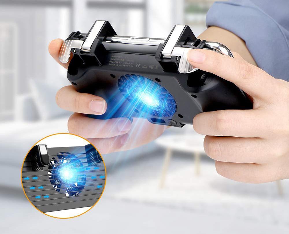 Без бренда Геймпад для смартфона с охлаждением MGC F1+ 2000mAh (для PUBG Mobile) Black
