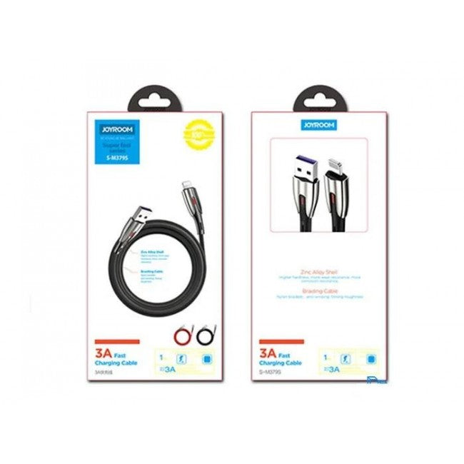 Кабель Joyroom S-M379S super-quick charging Lightning (3A) 1m чорний