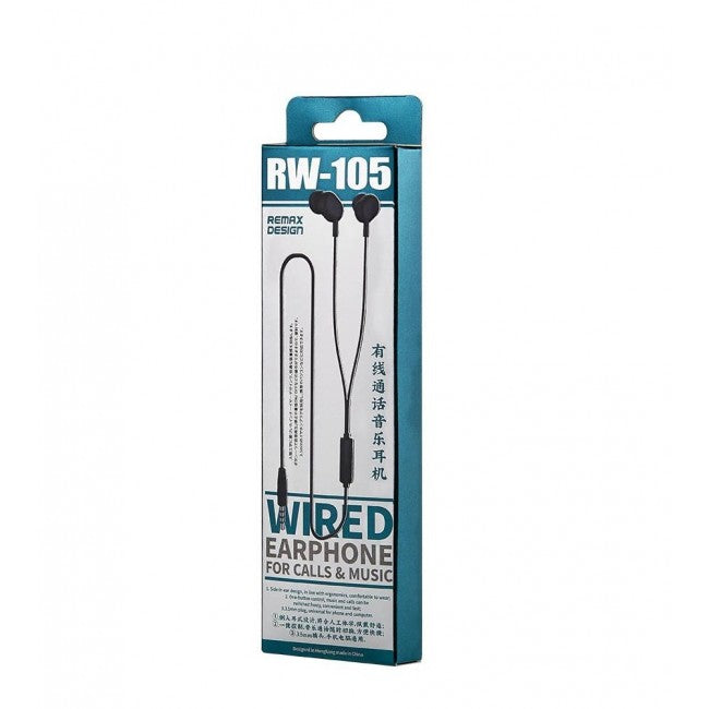 Навушники Remax RW-105 Wired Earphone White