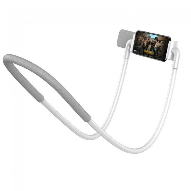 Універсальний тримач для смартфона на шию Baseus New Neck-Mounted Lazy Bracket White