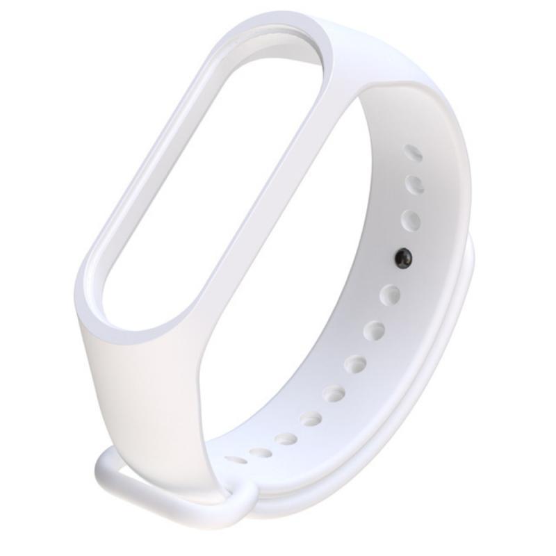 Без бренда Силіконовий ремінець для фітнес-браслета Xiaomi Mi Band 5 White