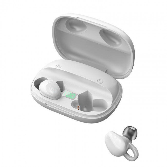 Бездротові Bluetooth навушники Joyroom JR-TL2 large capacity digital display TWS White