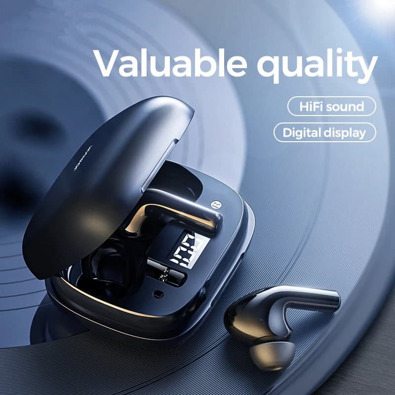 Бездротові Bluetooth навушники Joyroom JR-TL6 TWS Earphone With LED Display Black
