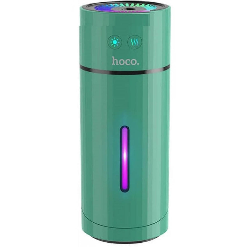 Увлажнитель воздуха Hoco DI15 Peaceful portable colorful light humidifier 90° 3.5Hours 1000nAh green