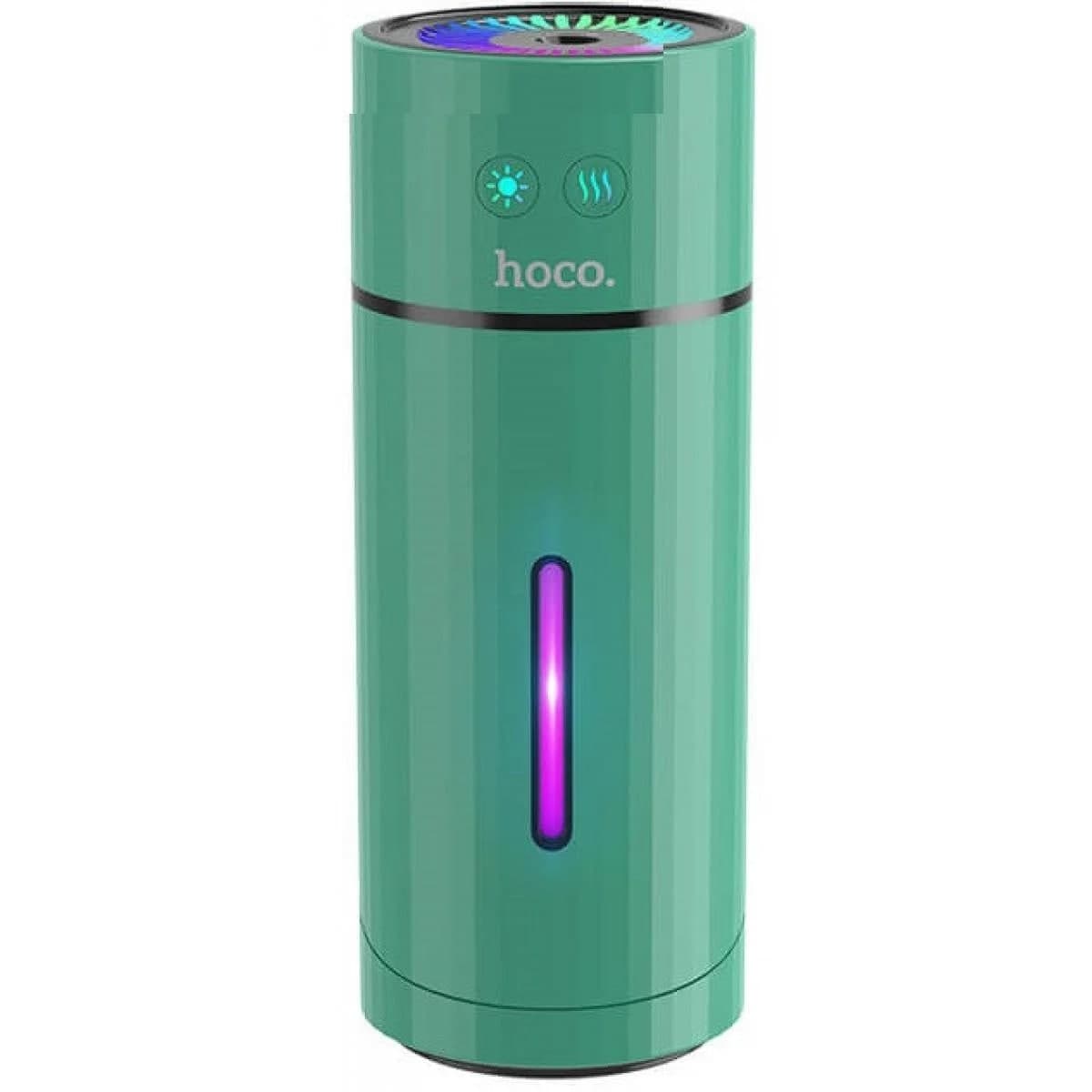 Увлажнитель воздуха Hoco DI15 Peaceful portable colorful light humidifier 90° 3.5Hours 1000nAh green