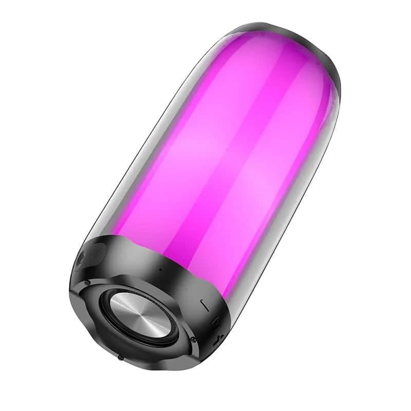 Портативна Bluetooth колонка світлиця Hoco HC8 Pulsating colorful luminous black