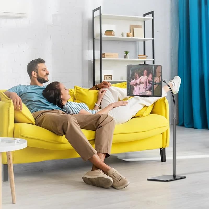 Настольный держатель для телефона планшета Hoco PH42 Vigour retractable lazy stand black