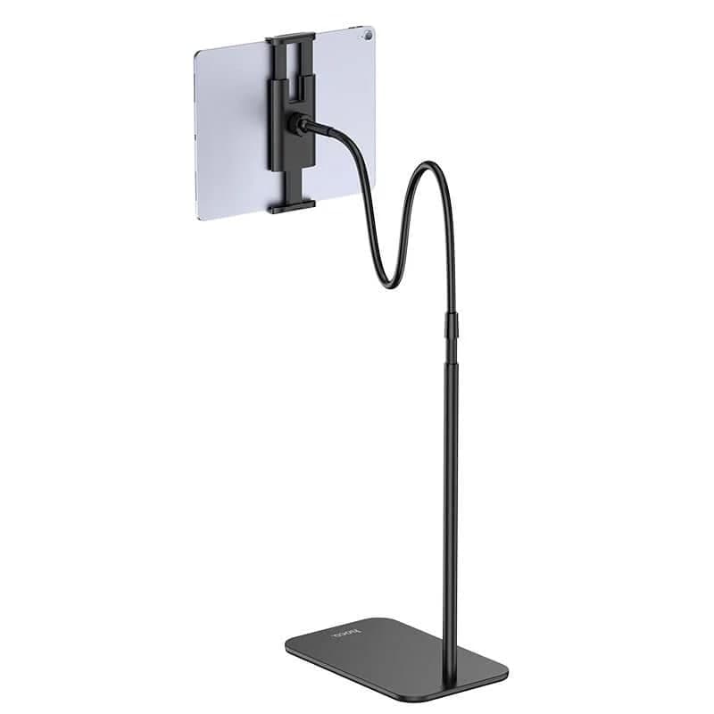 Настольный держатель для телефона планшета Hoco PH42 Vigour retractable lazy stand black