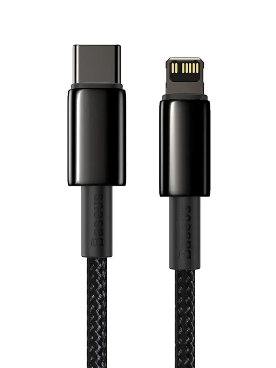 Кабель Baseus Tungsten Gold Fast Charging Data Cable Type-C to iP PD 20W 2m