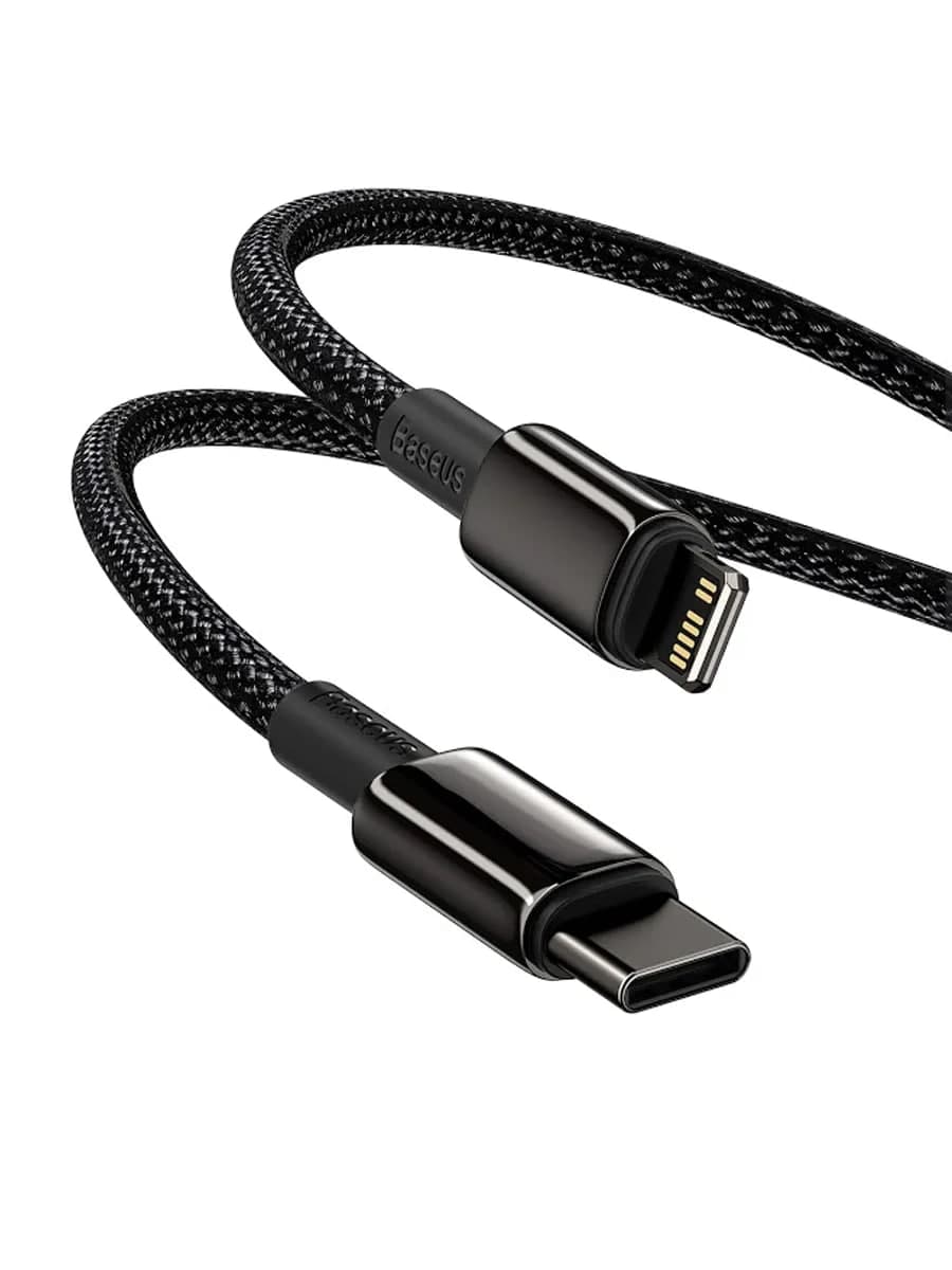 Кабель Baseus Tungsten Gold Fast Charging Data Cable Type-C to iP PD 20W 2m