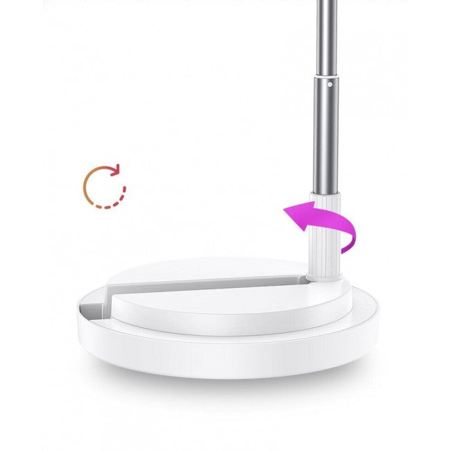 Кільцева LED-лампа для селфі Usams US-ZB120 Stretchable Selfie Ring Light Білий