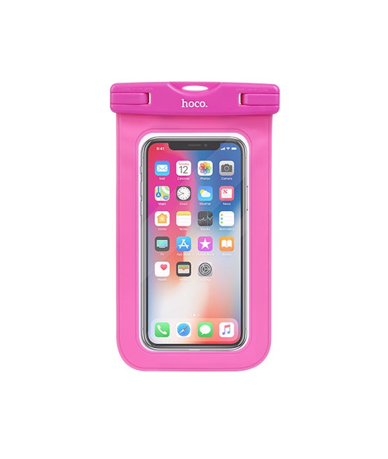 Водонепроникний чохол Hoco Waterproof Precious jade case рожевий