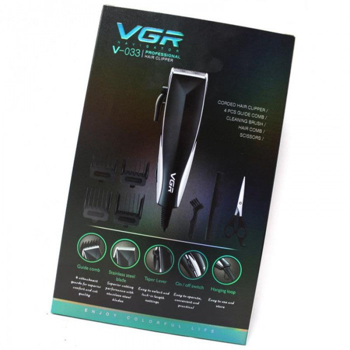 VGR V-033 професійна машинка для стрижки волосся