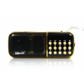 Радиоприёмник с FM MicroSD BKK B851 радио на аккумуляторе 18650 радио