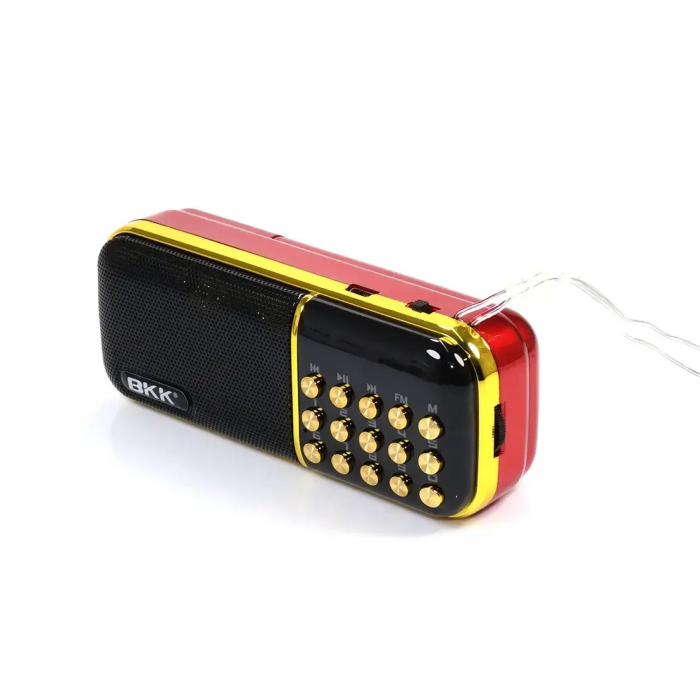 Радиоприёмник с FM MicroSD BKK B851 радио на аккумуляторе 18650 радио