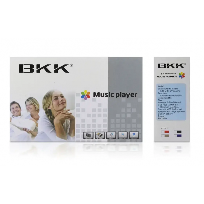 Радиоприёмник с FM MicroSD BKK B851 радио на аккумуляторе 18650 радио